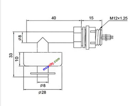 Liquid Water Level Sensor Right Angle Float Switch