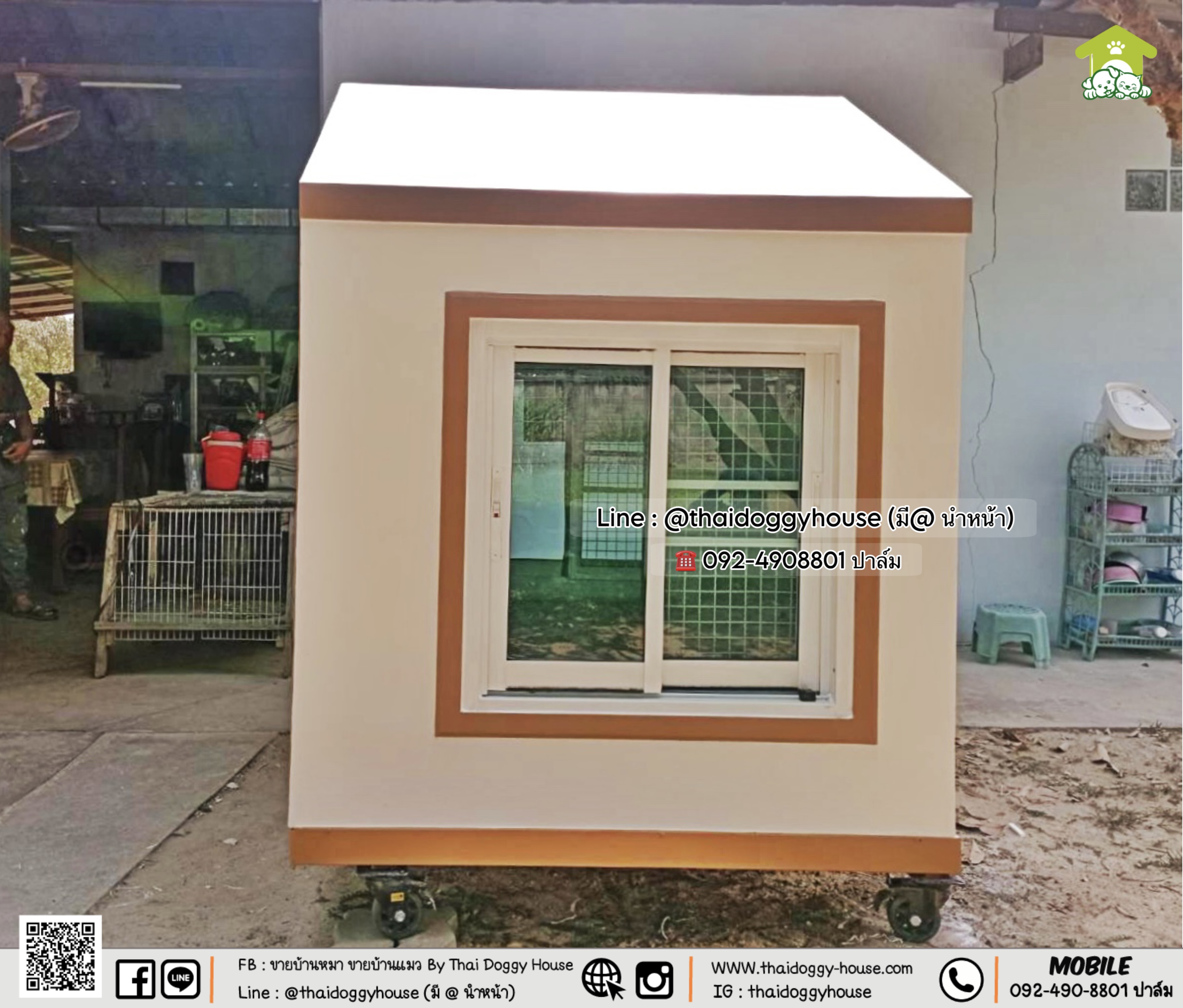 🏡บ้านหมา บ้านแมว 𝐓𝐡𝐚𝐢 𝐝𝐨𝐠𝐠𝐲 𝐡𝐨𝐮𝐬𝗲 𝗠𝗜𝗡𝗜𝗠𝗔𝗟