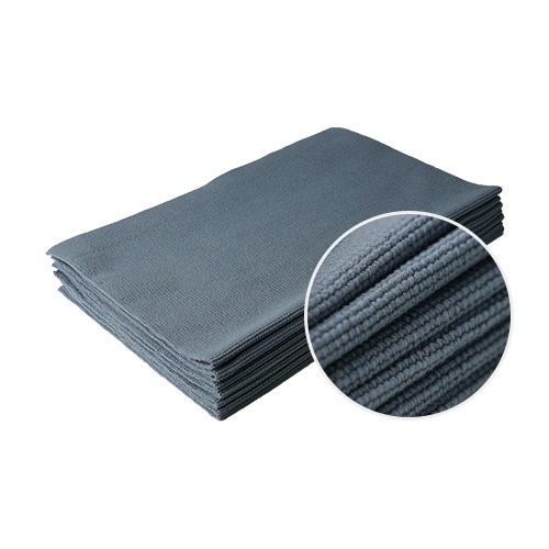 GLOSSBRO Supreme Soft Touch Towel Gray บรรจุ 7 ผืน ผ้าไมโครไฟเบอร์ไร้ขอบถนอมสีรถรุ่น Professional Grade สีเทา (35X40cm)