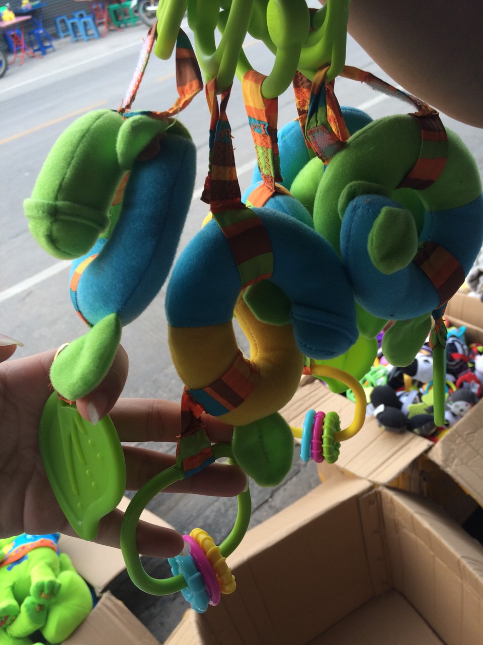 CH919 ของเล่นเด็กใบไม้แขวนเปลหรือรถเข็น ชิ้นละ