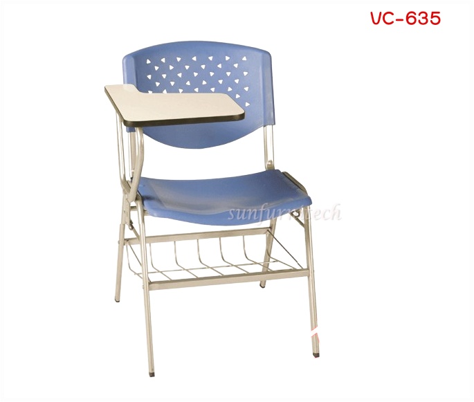 เก้าอี้เลคเชอร์ เก้าอี้ฟังบรรยาย มีตะแกรง ที่นั่ง-พนักพิงพลาสติก รุ่น VC-635