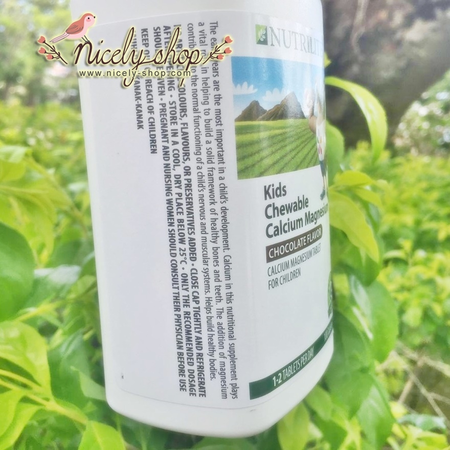 ( Childrens Health) Chewables Calcium Magnesium (100 tab) ให้ลูกน้อยทานเสริมแคลเซียม จำเป็นกะเด็กๆ ไม่มีขายในไทยจ้า หมดอายุปี 2019ค่ะใหม่มากๆค่ะ