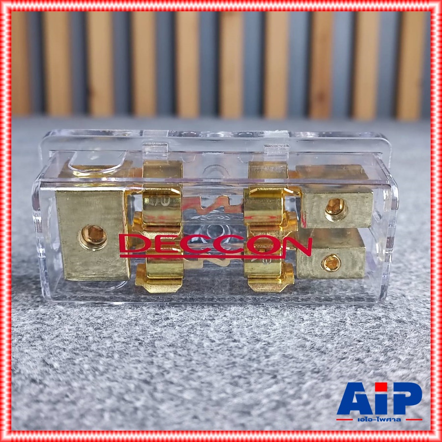 สินค้าใหม่ ลดล้างสต็อค DECCON FH-K007 กระบอกฟิวส์รถยนต์2ทาง ฟิวส์เครื่องเสียงรถยนต์ เข้า1ออก2 60A FHK007 FH K007 FUSE HOLDER เอไอ-ไพศาล