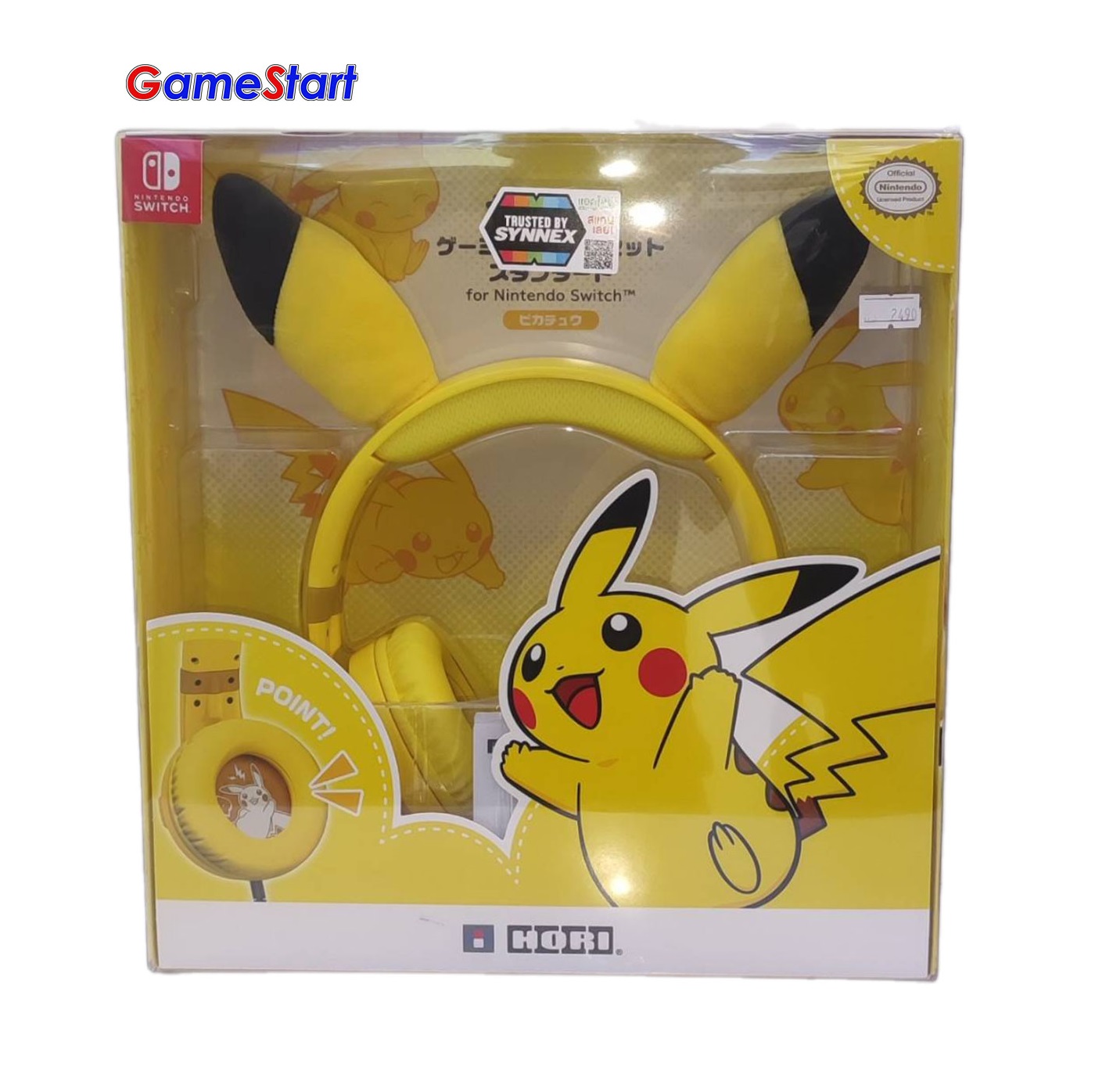 HORI : Pikachu Hori Gaming Headset Standard for Nintendo Switch