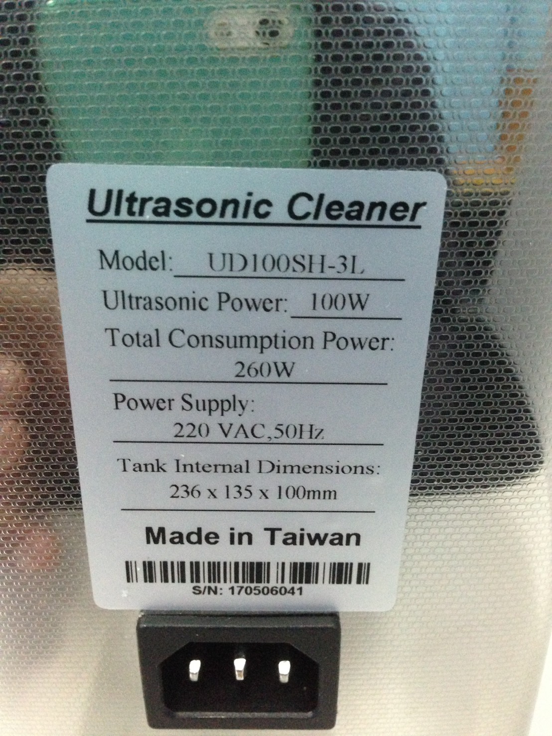 เครื่องอัลตร้าโซนิค ขนาด 3 ลิตร เครื่องล้างเครื่องประดับใช้ความร้อนและตั้งเวลา เครื่องล้างเครื่องประดับระบบอัลตร้าโซนิค หม้อตื๊ด ULTRASONIC CLEANER UD100SH-3L