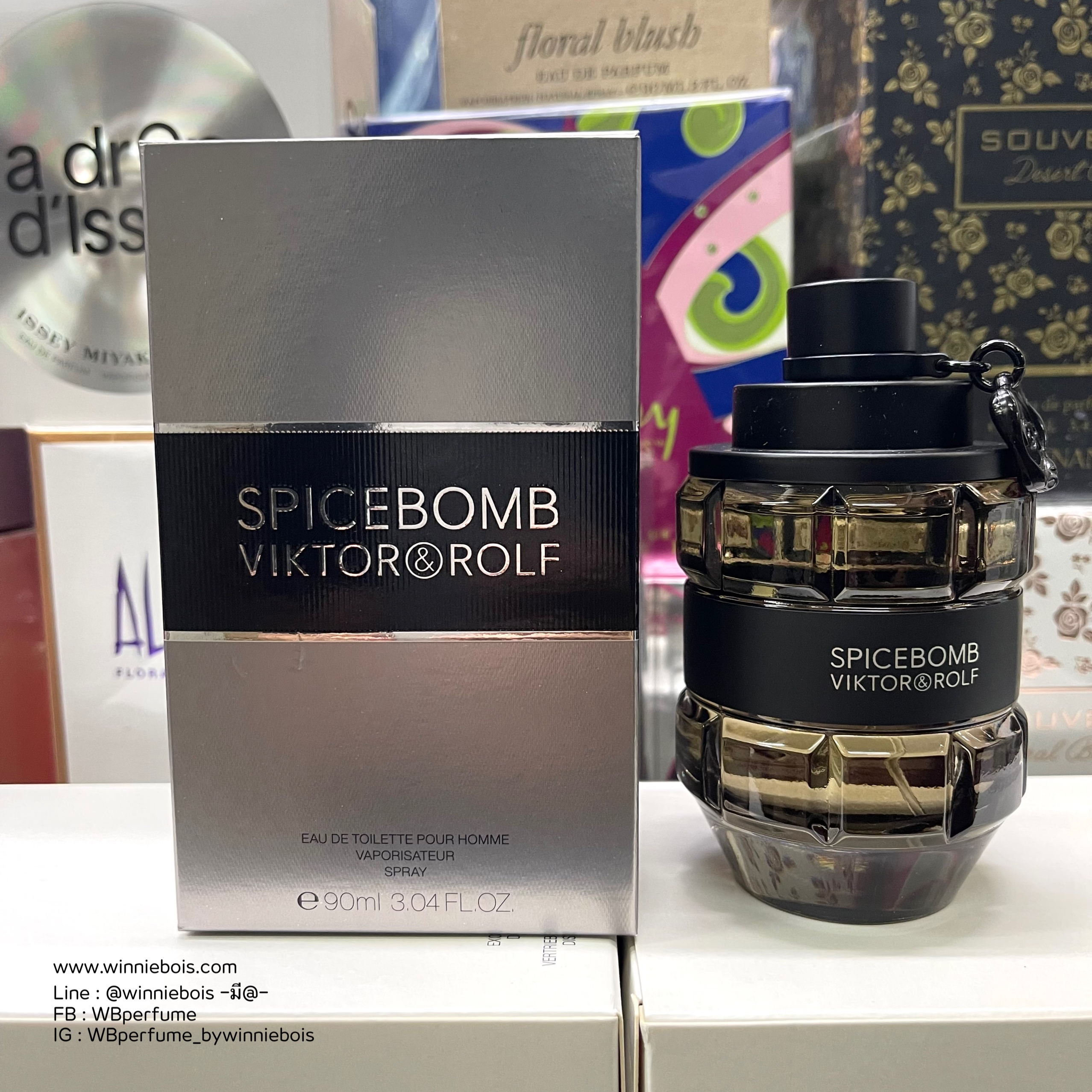 น้ำหอม แท้100% Viktor & Rolf Spicebomb EDT for Men 90 ml. Tester