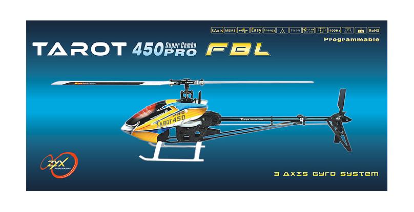 ตัวลำยังไม่ประกอบ ไม่รวมชุดไฟ TAROT 450PRO V2 Flybarless