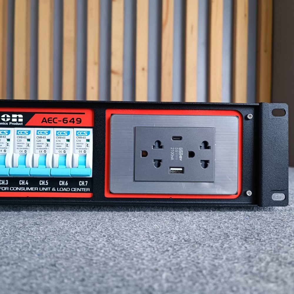 COMSON AEC-649 LOAD CENTER ตู้โหลดจ่ายไฟ8ช่อง AEC 649 AEC649 ตู้โหลดจ่ายไฟCOMSON comson เอไอ-ไพศาล