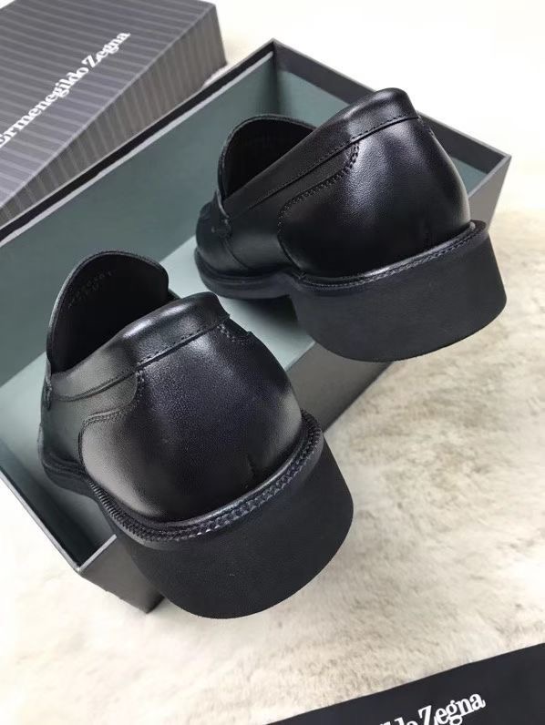 **do** รองเท้าหนัง Zegna Siena Flex Shoes ของผู้ชาย สินค้าใหม่ ของแท้