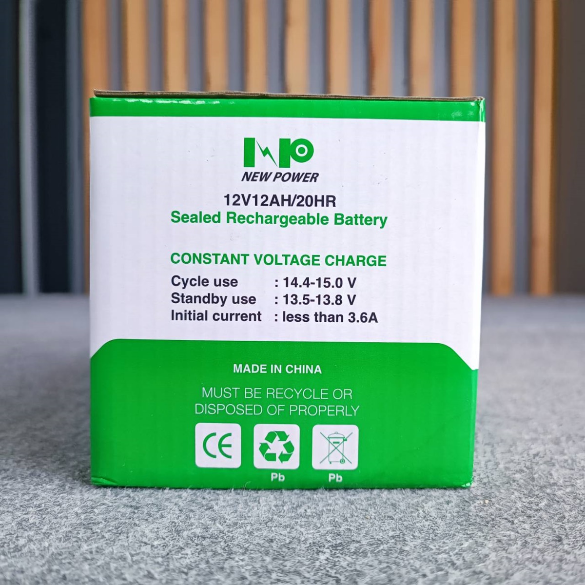 แบตเตอรี่แห้ง 12V 12AH NEW POWER แบตเตอรี่ UPS 12A Battery แบตรถไฟฟ้า แบตสำหรับสำรองไฟ แบตUPS แบตเตอรี่UPS เครื่องสำรองไฟฉุกเฉิน เอไอ-ไพศาล