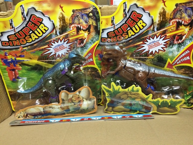 65880 ของเล่นเด็กไดโนเสาร์แปรงร่าง (ของใหม่แพ็คไม่สวย) ปลีกชิ้นละ sale