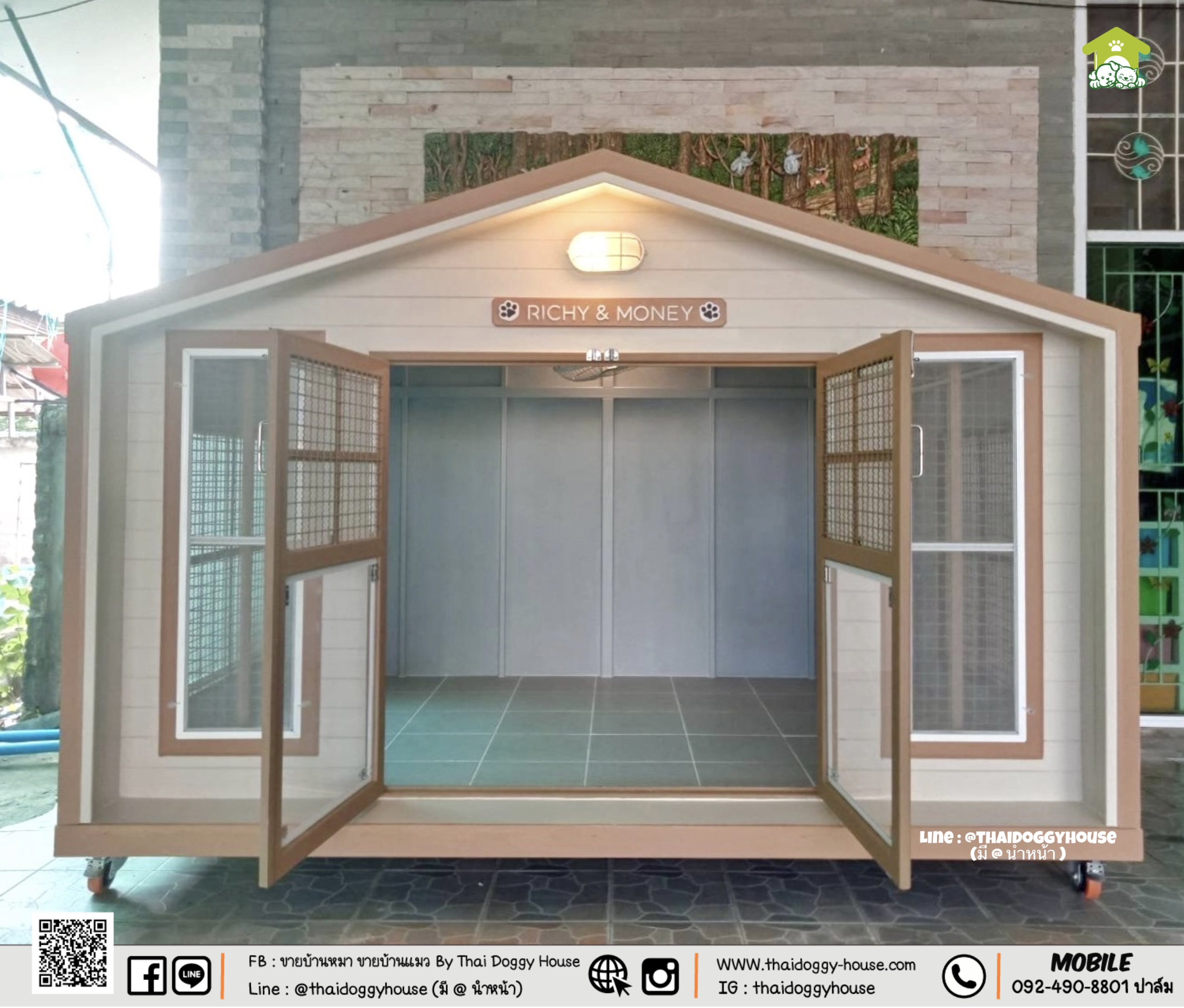 บ้านหมา บ้านแมว "𝐍𝐎𝐑𝐃𝐈𝐂 𝐒𝐓𝐘𝐋𝐄 𝐁𝐘 𝐓𝐇𝐀𝐈 𝐃𝐎𝐆𝐆𝐘 𝐇𝐎𝐔SE