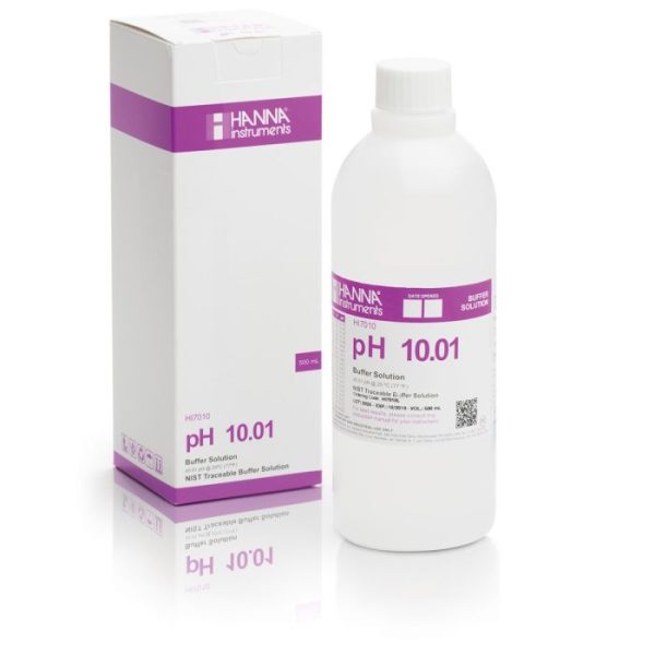 HI7010L Buffer Solution pH 10.01, 500 ml, ±0,01pH