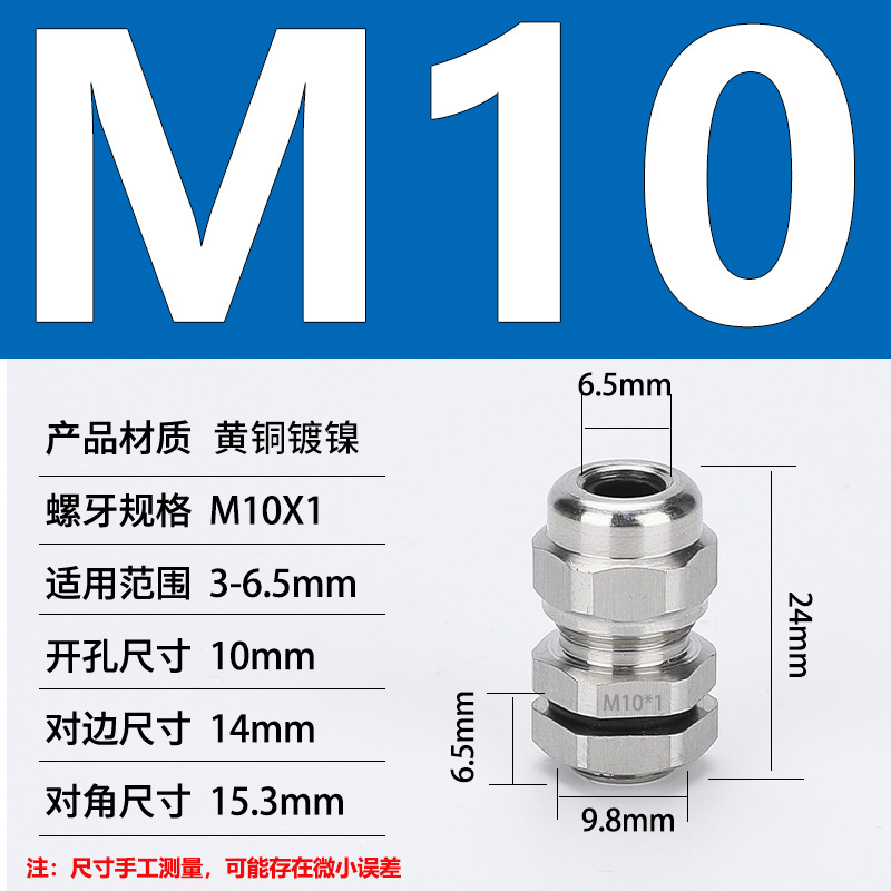 เคเบิ้ลเกลน สแตนเลส จุดเข้าสายเข้าตู้ หรือเข้าบล็อก เพื่อกันน้ำ IP68