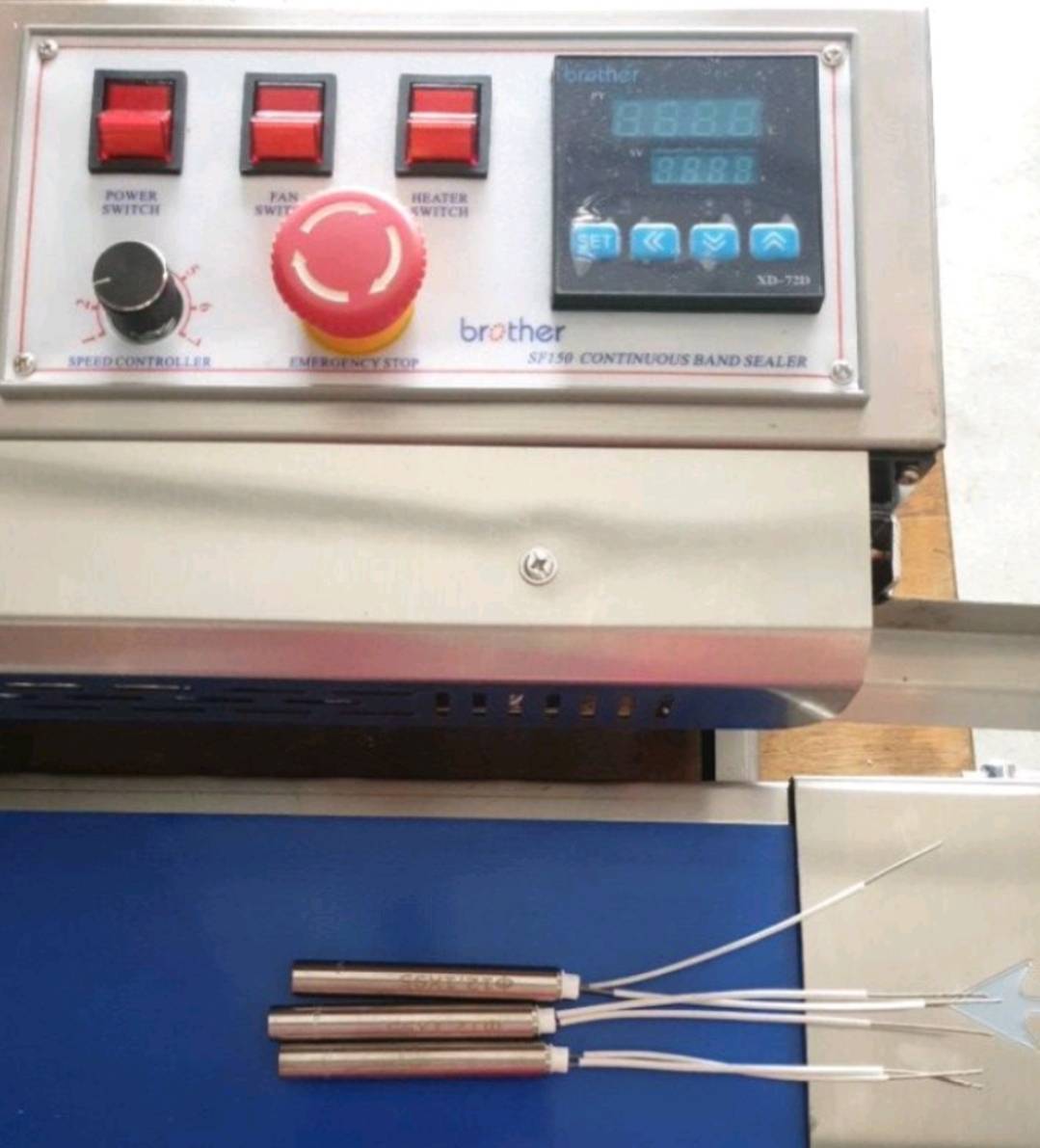 อะไหล่เครื่องซีลสายพาน แท่งฮีเตอร์ ทำความร้อน