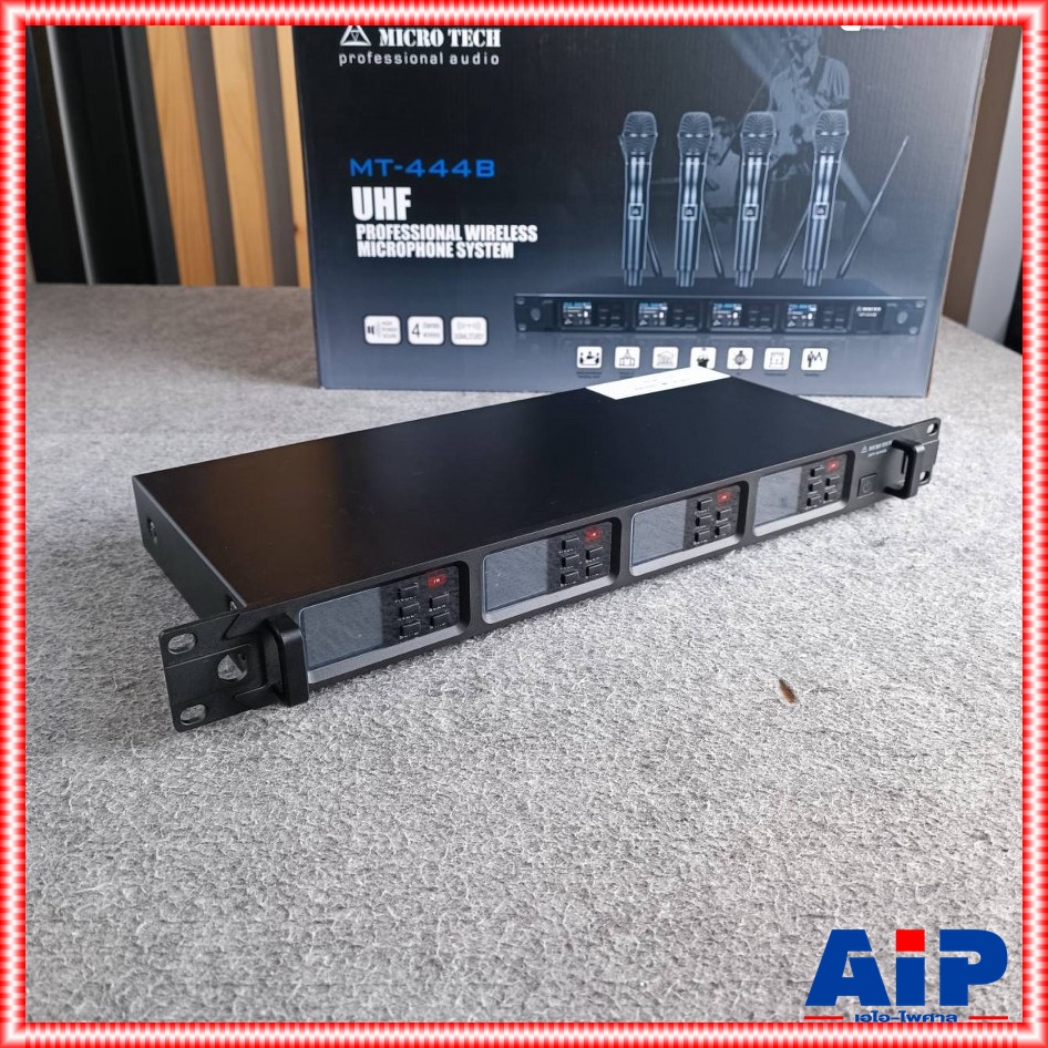 MICROTECH MT-444B ไมค์ลอยมือถือ 4ด้าม จูนความถี่ ไมโครโฟนไร้สาย คลื่นความถี่ UHF MT 444 ไมโครเทค MT 444B MT444B เอไอ-ไพศาล