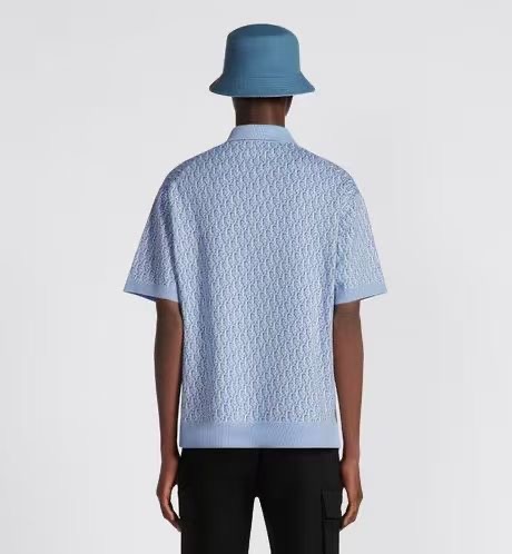 **do** เสื้อคอโปโล Dior oblique polo shirt ใส่ได้ ชาย หญิง สินค้าใหม่ ของแท้