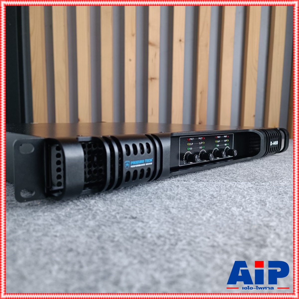 PROEUROTECH D-4450 POWERAMP 1U 4CH เพาเวอร์แอมป์ Class D 4 แชนแนล ขนาด 1 U น้ำหนักเบา PRO EUROTECH D4450 D 4450 POWER AMP โปรยูโรเทค เอไอ-ไพศาล