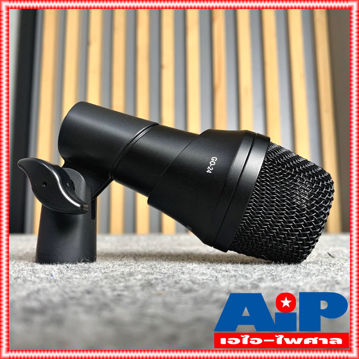CAROL GO24 ไมค์กระเดื่อง ไมค์กลอง GO-24 ไมค์ ไมค์เครื่องดนตรี ไมค์หนีบกลอง GO 24 mic kick drums bass guitar