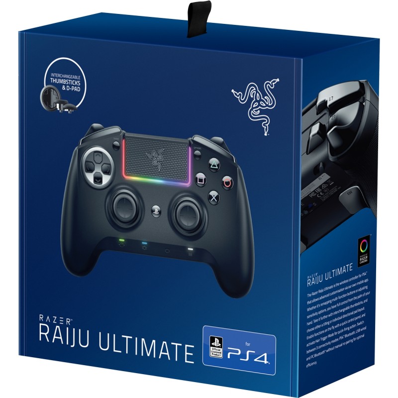 RAIJU ULTIMATE WIRELESS AND WIRED USB GAME CONTROLLER (PC/PS4)