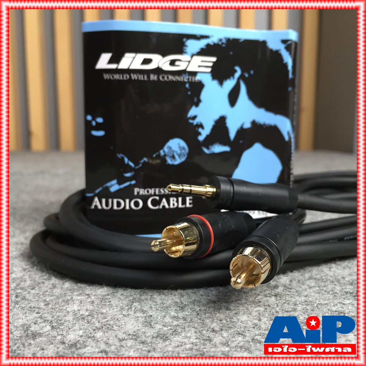 5เมตร TRST 3.5 to RCA 2 หัว LIDGE YM-359 สาย P.TR-ST - P. RCA x2 สาย TR-ST ออก RCA x2 5M YM359 สายสัญญาณสเตริโอ