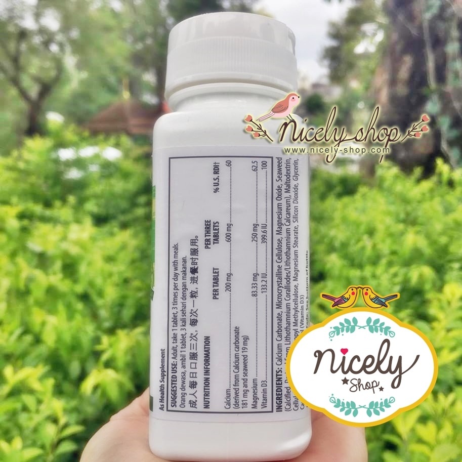 NUTRILITE Cal Mag D Plus (180 tab) สูตรปรับปรุงใหม่และเพิ่มวิตามินดี แต่ไม่มีอัลฟาฟ่านะจ้า ตัวนี้ 180 เม็ด จร้า ไม่มีอัลฟาฟ่าจ้า 180 เม็ด