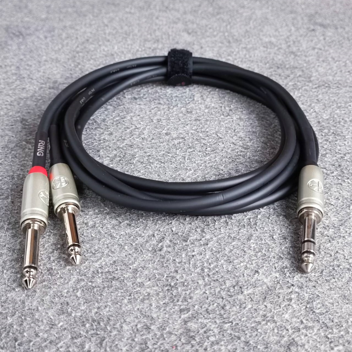 2เมตร KIRLIN Y-336PR สาย INSERT PHONE สเตอริโอ ออก Phone โมโนx2 ยาว 2เมตร 24awg สายสัญญาณสำเร็จรูป เอไอ-ไพศาล