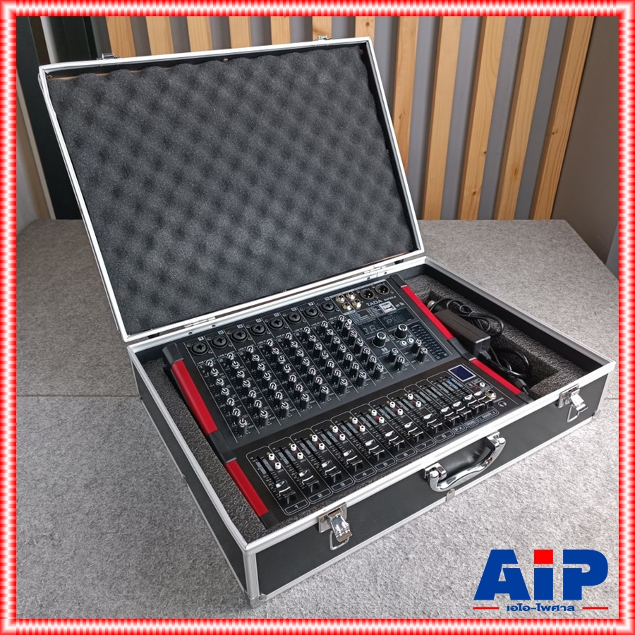 TADA SUPER-8 MIXER พร้อม RACK มิกเซอร์อนาล็อก 8 แชนแนล เอฟเฟคแท้ ซูเปอร์ ธาดา SUPER 8 SUPER8 เอไอ-ไพศาล