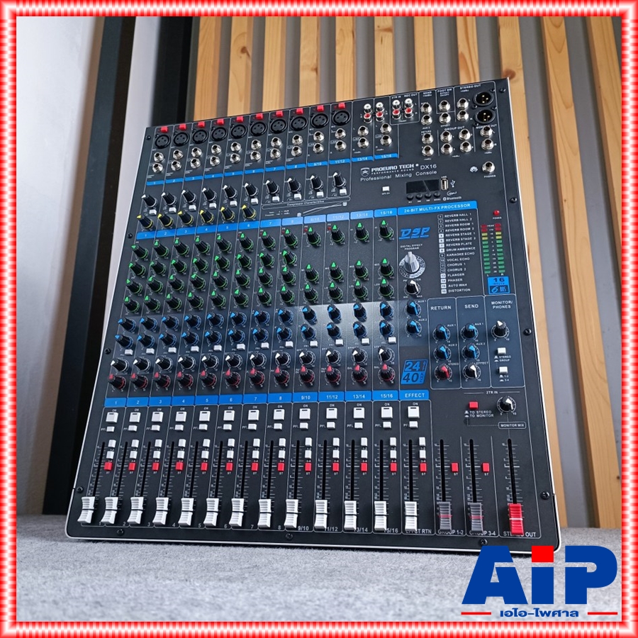 PROEUROTECH DX-16 MIXER+บูลทูส มิกซ์ มิกเซอร์ MIX DX 16 DX16 มิกซ์PROEUROTECH เครื่องเสียง เครื่องปรับแต่งเสียง