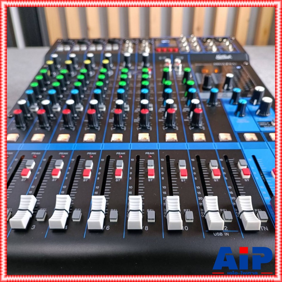 HOTROCK MG-12XU USB MIXER มิกซ์ มิกเซอร์ มิกซ์ฮอทร็อค เครื่องเสียง เครื่องปรับแต่งเสียง MIX MG12 XU MG 12XU เอไอ-ไพศาล