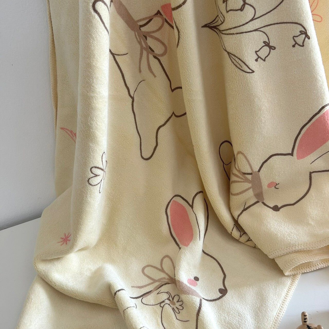 🍀HAVEN Towel Microfiber🍀ผ้าเช็ดตัว ผ้าขนหนู ไมโครไฟเบอร์ ขนาด 28*56 นิ้ว HAVEN แท้💯MPC Rabbit Yellow