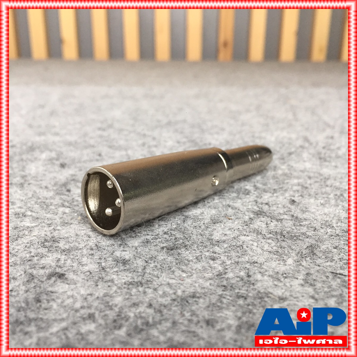 NPE E-076YM-076 ปลั๊ก XLR ตัวผู้ ท้าย แจ็ค PHONE ตัวเมีย 076 E 076 แจ็คทด CANNON ผู้ ออก แจ็คโฟน ตัวเมีย ตัวทด เอไอ-ไพศาล