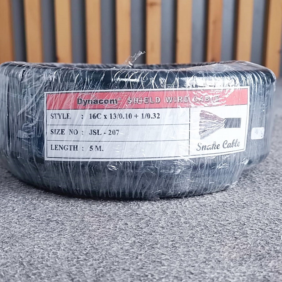 ขด5เมตร DYNACOM JSL-207 สายมัลติคอร์ 16คอร์ สายสัญญาณเสียง สาย16คอร์ JSL207 JSL 207 Multicore Cable เอไอ-ไพศาล