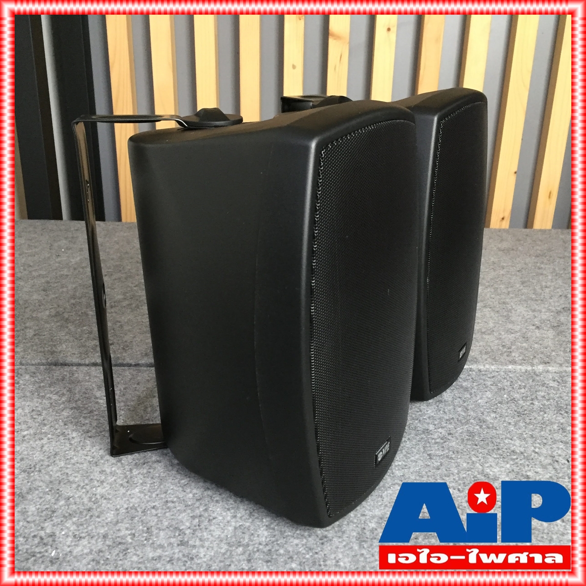*ราคาต่อ1คู่ 2ใบ* ตู้ลำโพง NPE 6 นิ้ว รุ่น HB-602T 2สีดำ ลำโพงติดผนัง HB602T พร้อมขาแขวน ลำโพงแขวน 6นิ้ว มีลาย