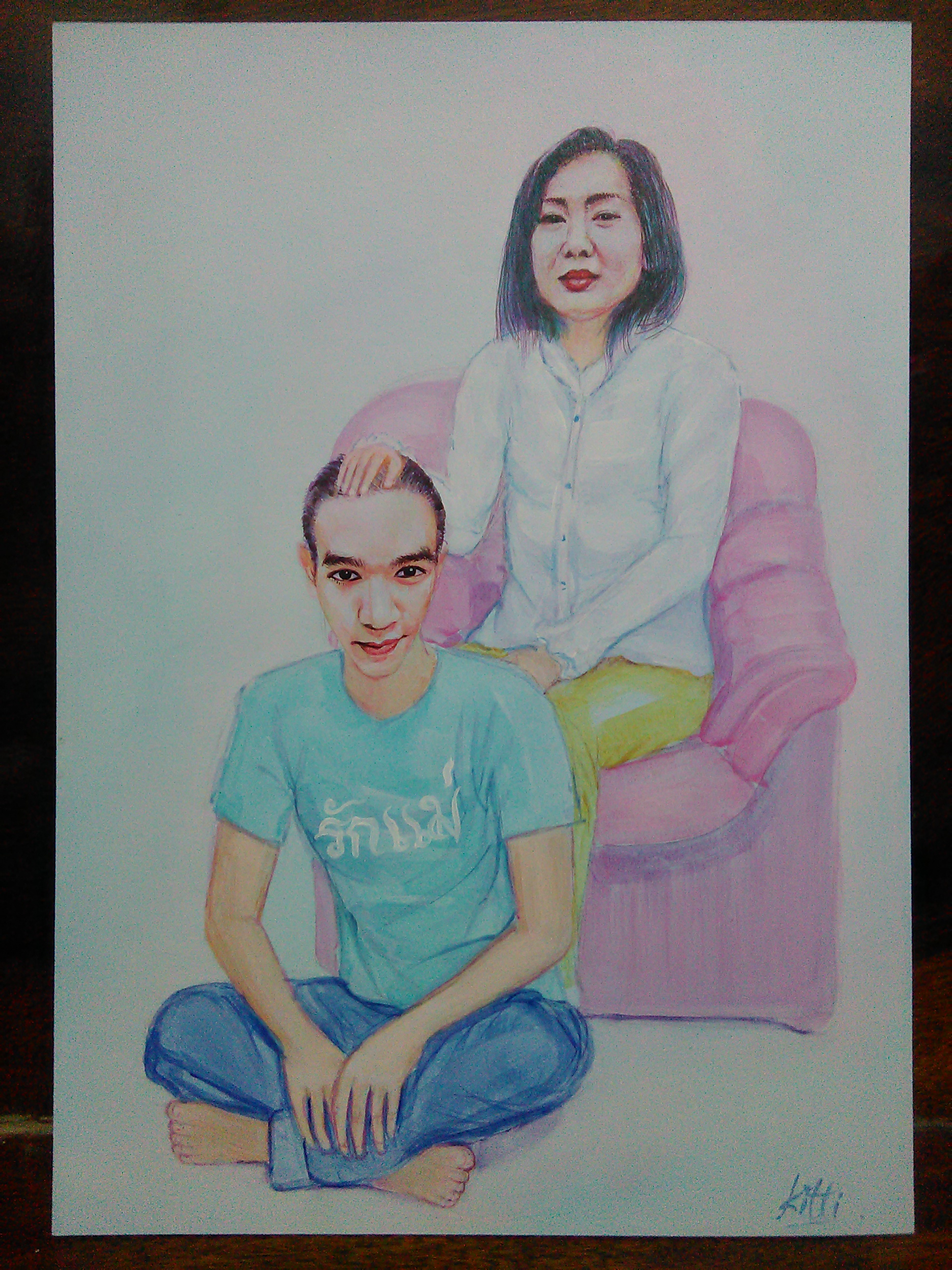 ภาพสีครับ บอกรักแม่