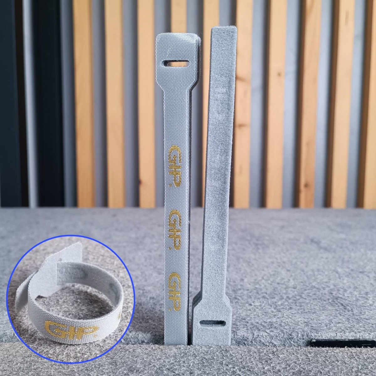 รุ่นใหม่ แพ็ค20เส้น สายรัดGIP สายรัดอเนกประสงค์ เข็มขัดสายไฟ สายรัด สายสัญญาณ สายลำโพง เอไอ-ไพศาล