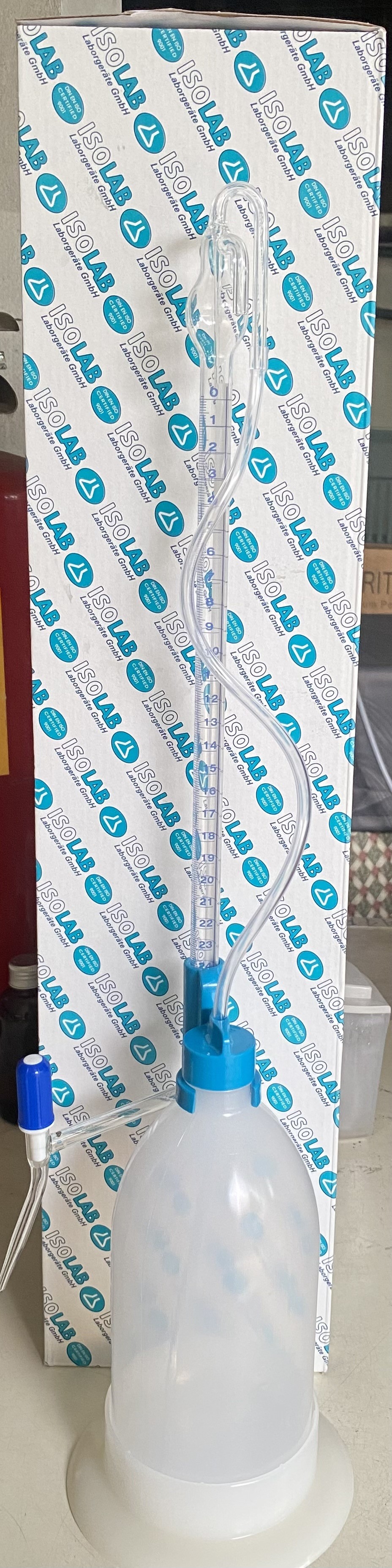 ISOLAB SCHILLING BURETTES - class AS - conformity certified, 10-50 ml