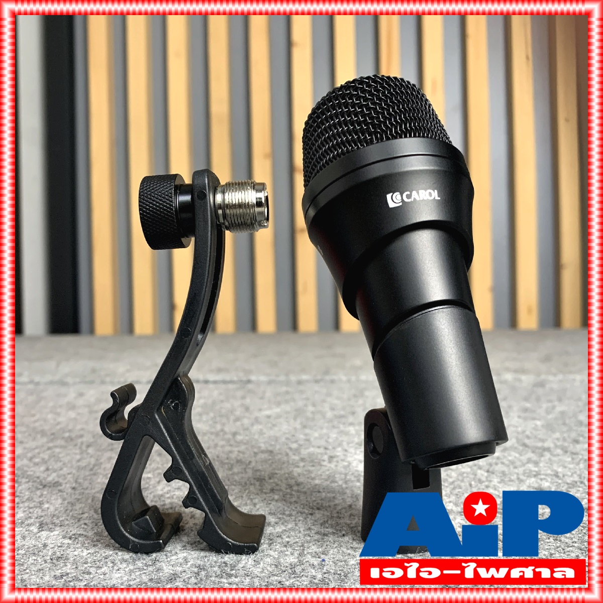 CAROL GO24 ไมค์กระเดื่อง ไมค์กลอง GO-24 ไมค์ ไมค์เครื่องดนตรี ไมค์หนีบกลอง GO 24 mic kick drums bass guitar