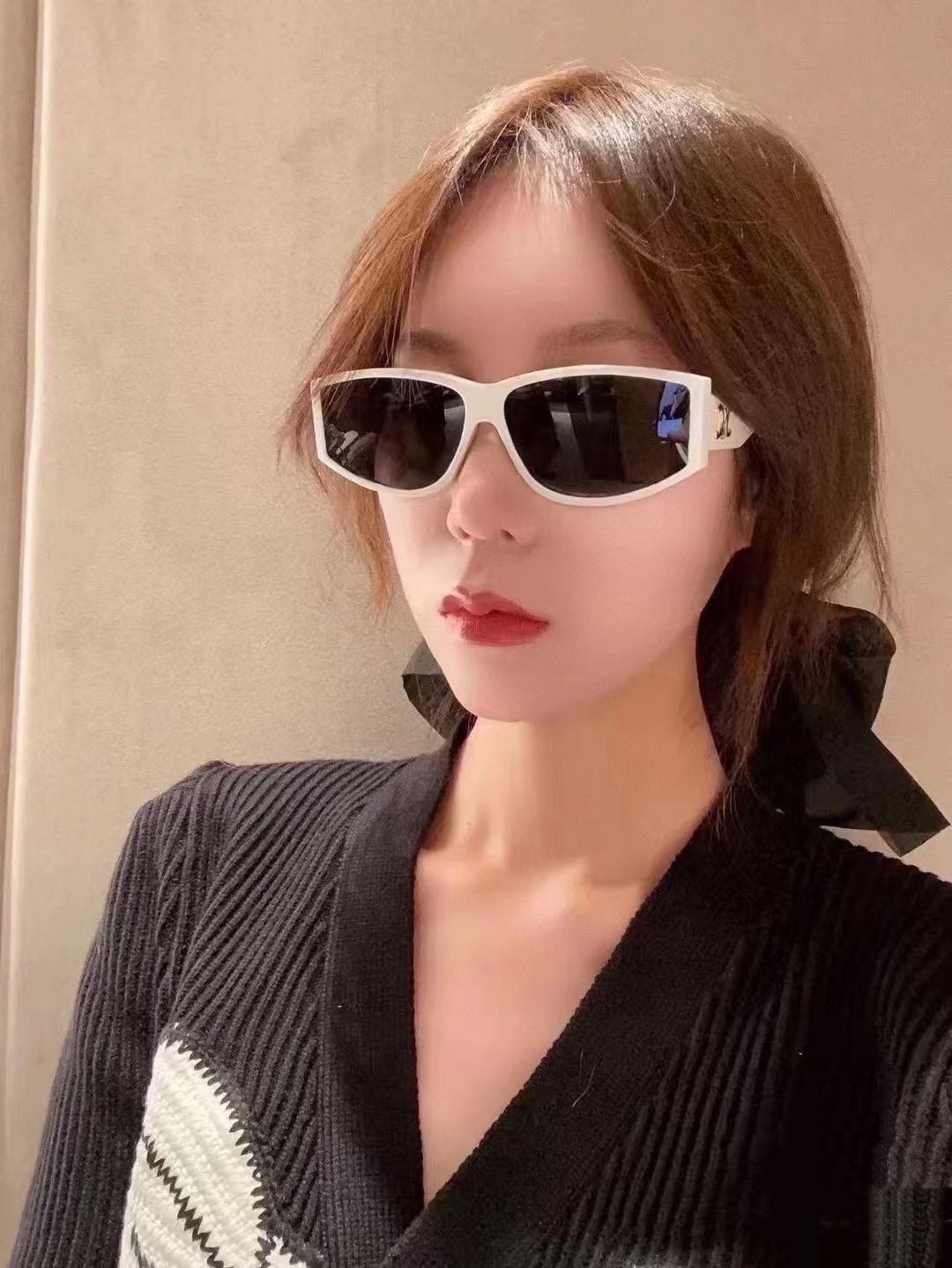 **do** แว่นตากันแดด Celine TRIOMPHE 07 SUNGLASSES กรอบ 63 สินค้าใหม่ ของแท้