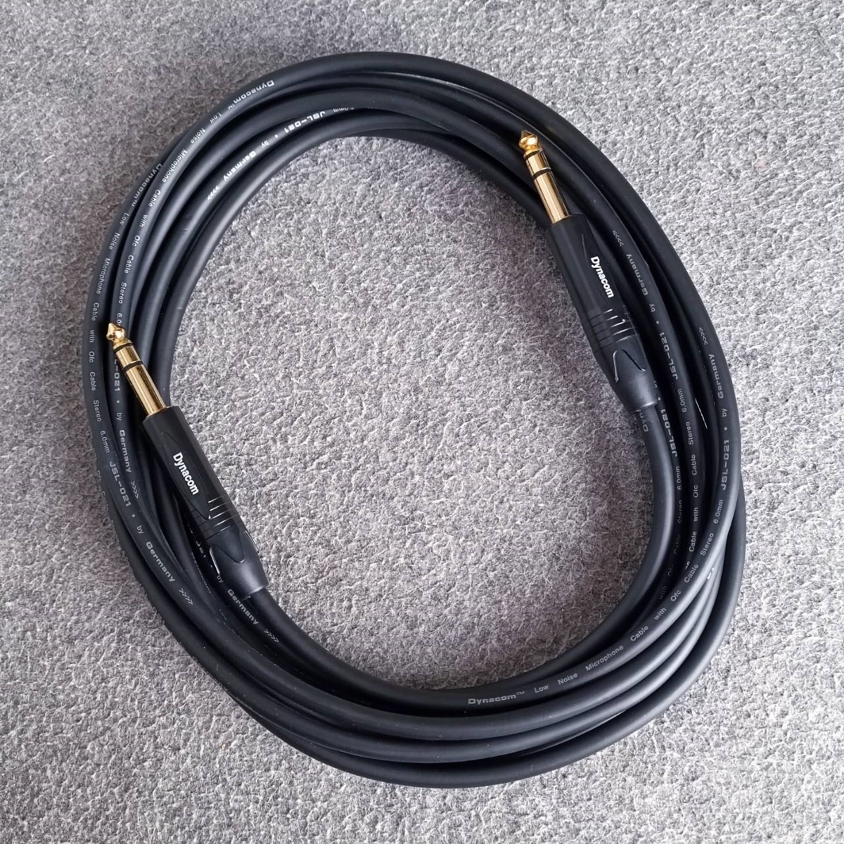 5เมตร DYNACOM J021 สาย PHONE สเตอริโอ TRS หัวท้าย P.MIC ST 6.35mm. สายแจ็คไมค์สเตอริโอ สายสัญญาณสำเร็จรูป เอไอ-ไพศาล