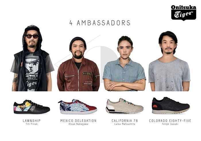 รองเท้าโอนิ LAWNSHIP - Longship Black / Black (HAMILTON YOKOTA)