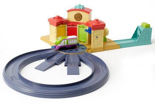 045 ที่จอดรถไฟชักกิงตัน chuggington ของแท้ ลิขสิทธิ์ถูกต้อง (ของใหม่กล่องไม่สวย)