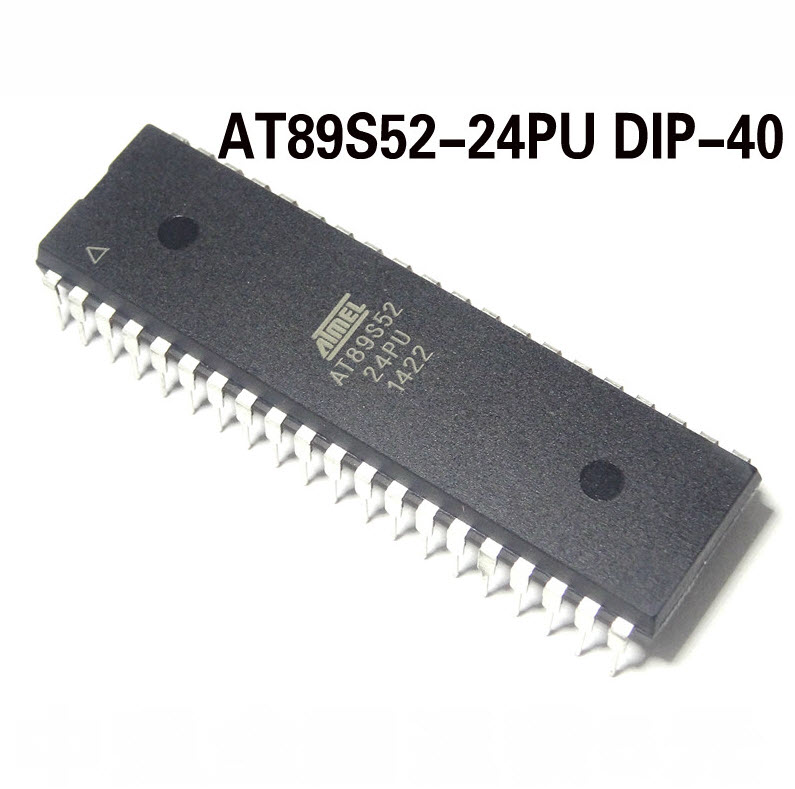 AT89S52-24PU (DIP40) MCS-51MCU ISP Flash 8KBytes,256 Bytes RAM 24MHz