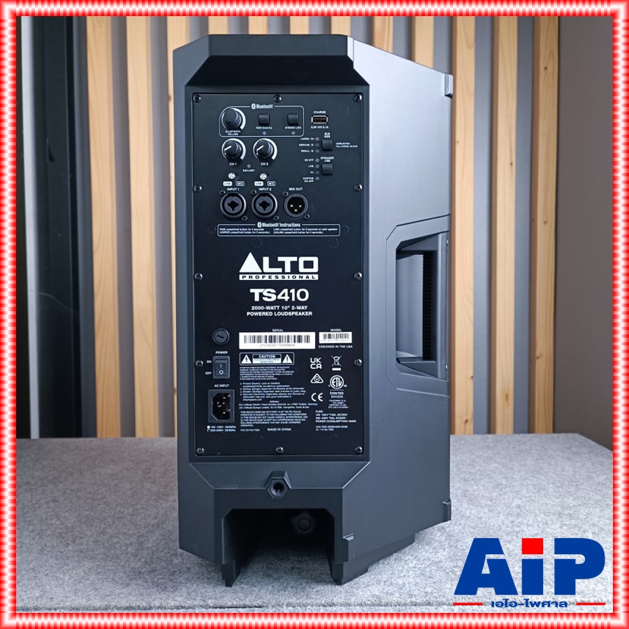 ALTO TS-410 ตู้ลำโพง10 ACTIVE ลำโพงมีแอมป์ขยายในตัว ขนาด 10 นิ้ว วัสดุ ABS คุณภาพสูง ทนทุกสภาพการใช้งาน TS 410 TS410 เอไอ-ไพศาล +++