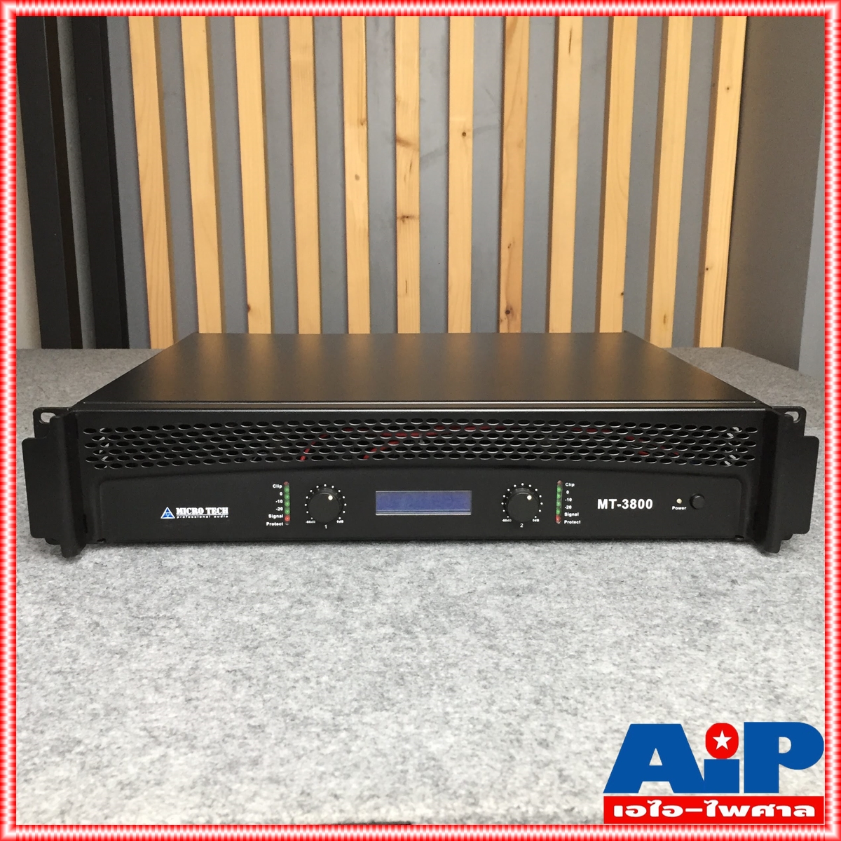 MICROTECH MT-3800 poweramp พาวเวอร์แอมป์ กำลังวัตต์ 350W ที่8 โอห์ม/ กำลังวัตต์ 550W ที่4โอห์ม MT3800 MT 3800 เอไอ-ไพศาล