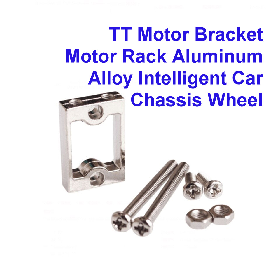 TT motor bracket rack aluminum alloy ฐานอลูมิเนียมอัลลอย ยึดล้อกับโครงรถ Smart Car