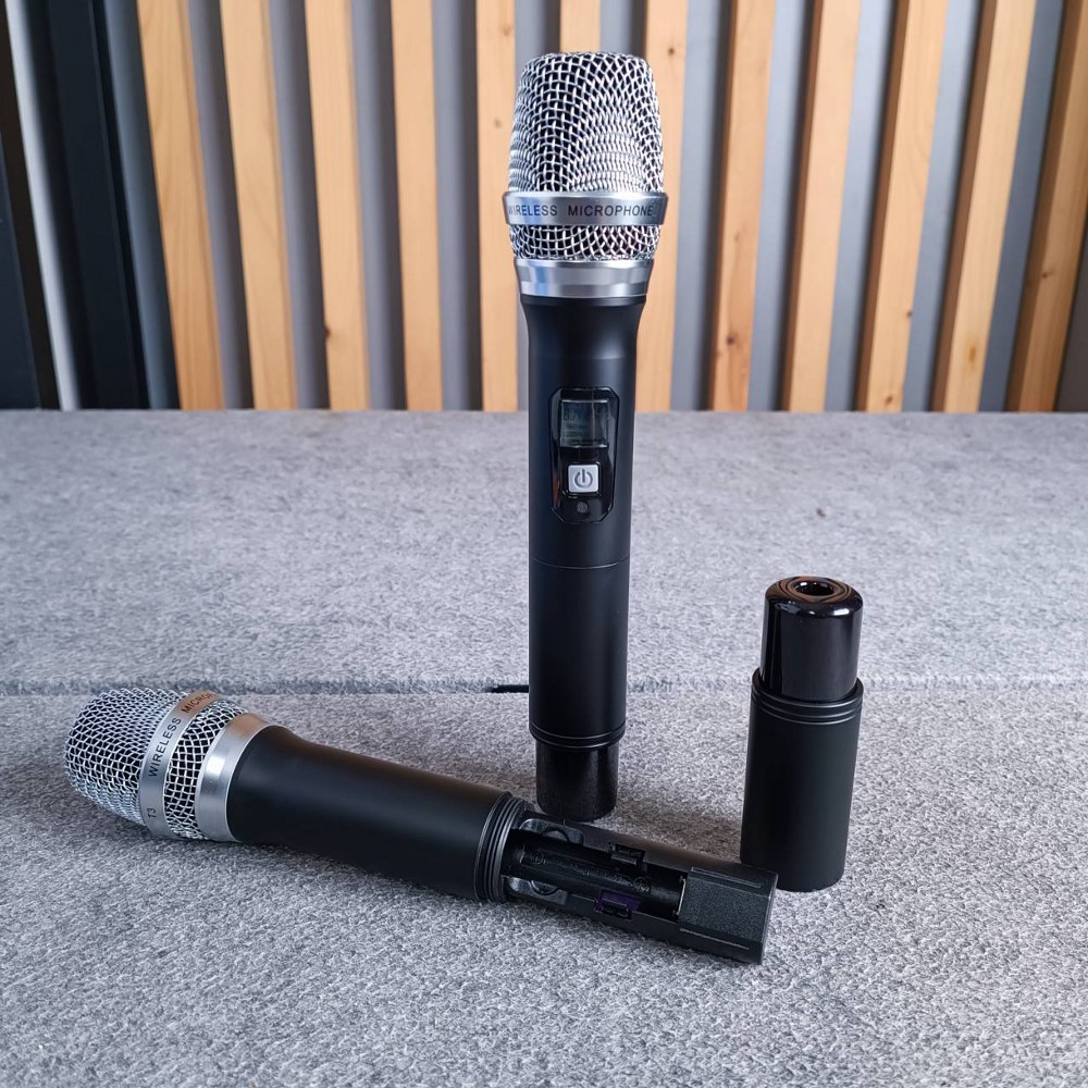 TADA X-300 ไมค์ลอยคู่ ไมค์ลอยมือถือคู่UHF มีกระเป๋า ไมค์ลอย ไมค์คาราโอเกะ WIRELESS MICROPHONE ธาดา TA DA X 300 TA-DA X300 เอไอ-ไพศาล