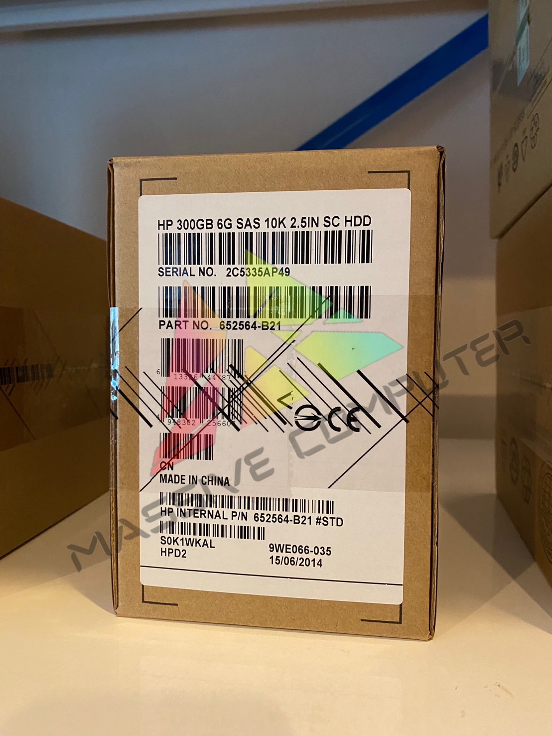 652564-B21 HP G8 G9 300GB 6G 10K 2.5 SAS SC HDD ราคา ขาย ราคาถูก จำหน่าย