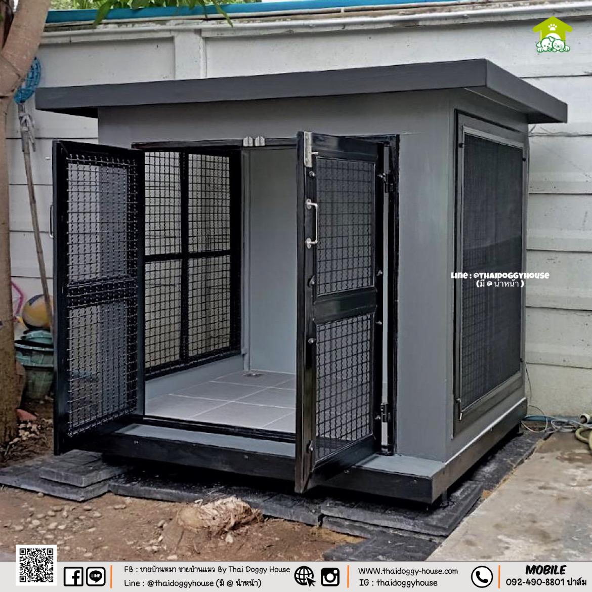 บ้านหมา บ้านแมว " 𝐁𝐎𝐗 𝐒𝐓𝐘𝐋𝐄 𝐁𝐘 𝐓𝐇𝐀𝐈 𝐃𝐎𝐆𝐆𝐘 𝐇𝐎𝐔𝐒𝐄 " &#x