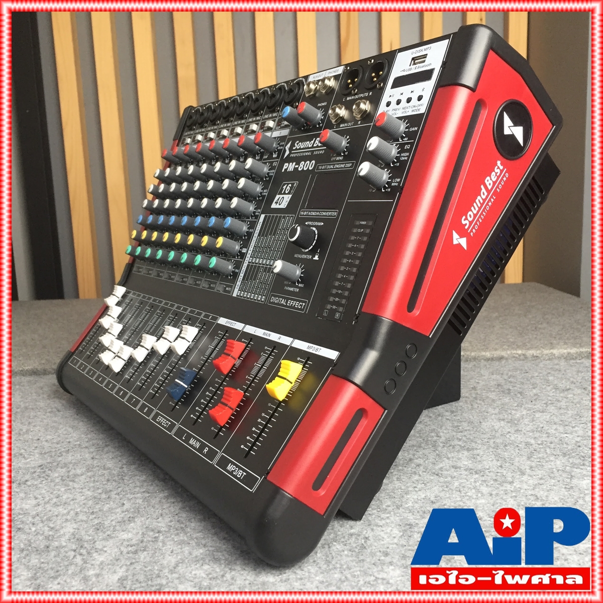 SOUNDBEST PM-800 POWER MIXER มิกซ์ มิกเซอร์ เพาเวอร์มิกซ์ PM 800 PM800 เครื่องเสียง ซาวด์เบส sound best powermixer เอไอ-ไพศาล +++